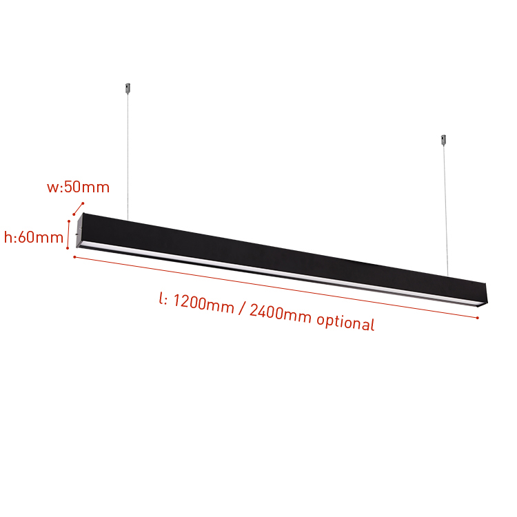 5060 Economy LED Linear Pendant Light | 4ft & 8ft